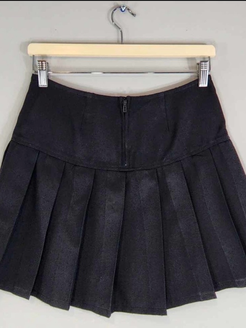 Dolls Kill X Royal Bones Gothic Silver Chain Pleated Mini Skirt Size S - Picture 6 of 8